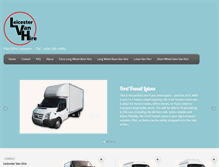 Tablet Screenshot of leicestervanhire.co.uk